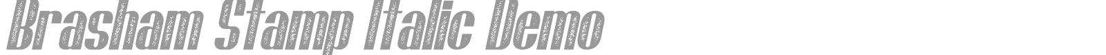 Brasham font preview